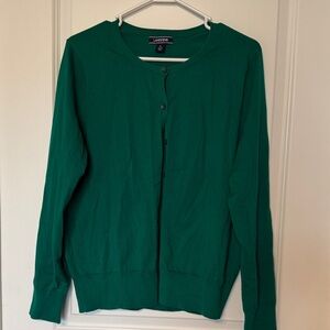 Lands' End Women's Emerald Cardigan